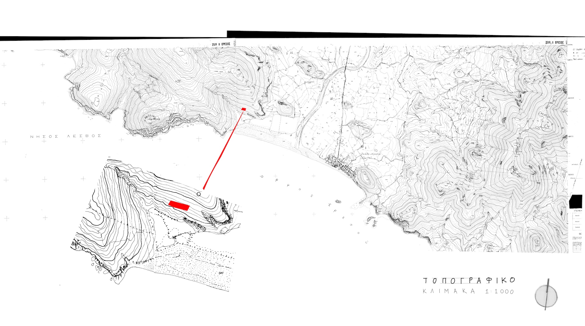 2.TOPOGRAPHIC PLAN, SCALE 1.1000