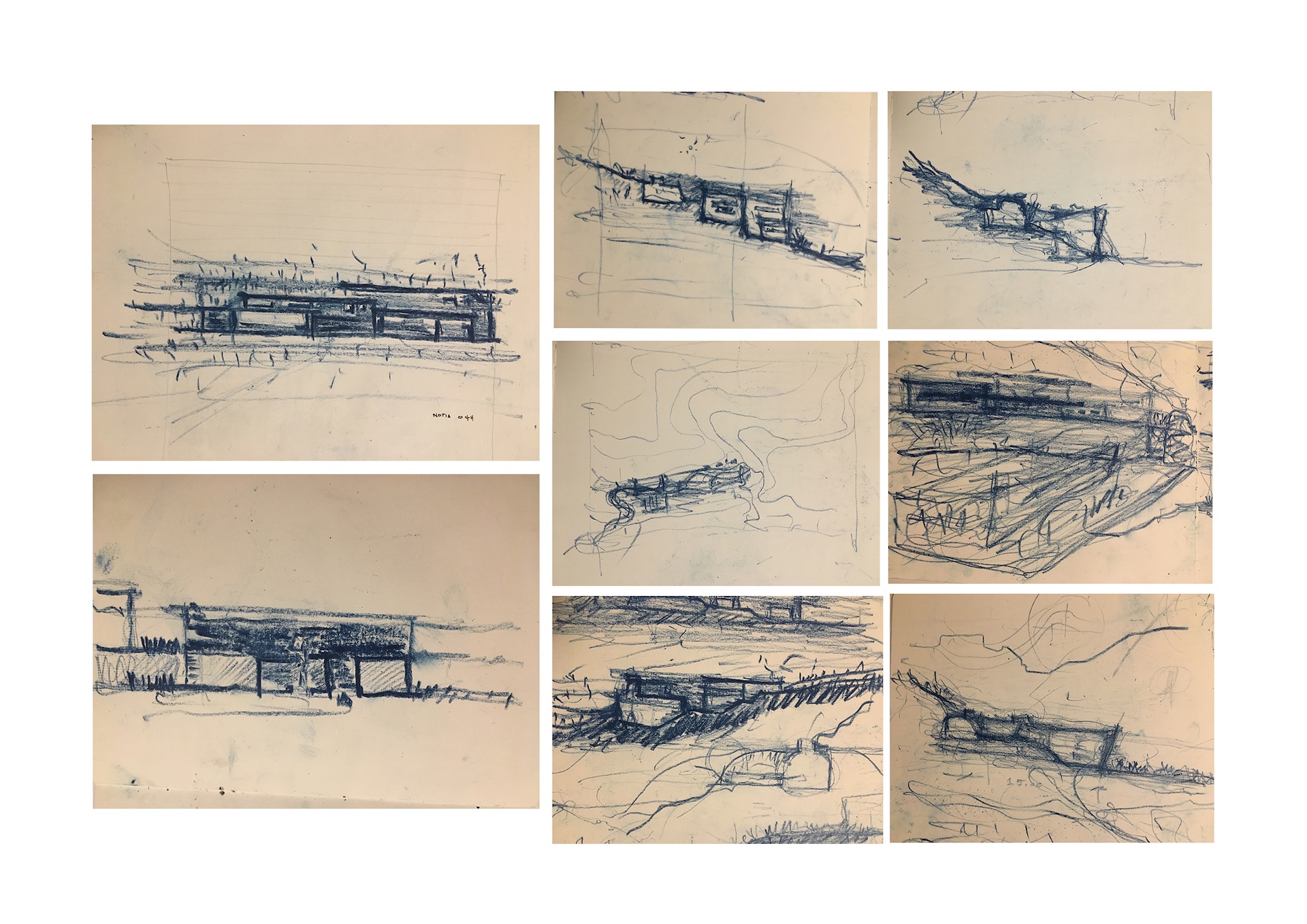 6.SKETCHES FOR FINDING THE BASIC COMPOSITIONAL IDEA