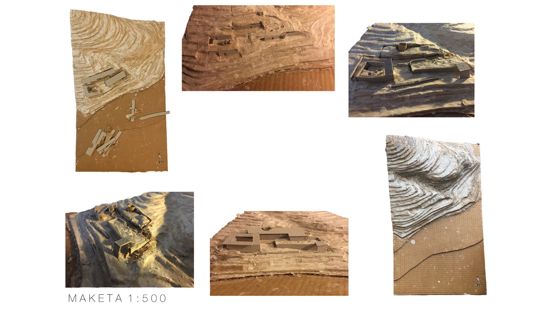 7.WORKING LAYOUT MAQUETTE, SCALE 1.500