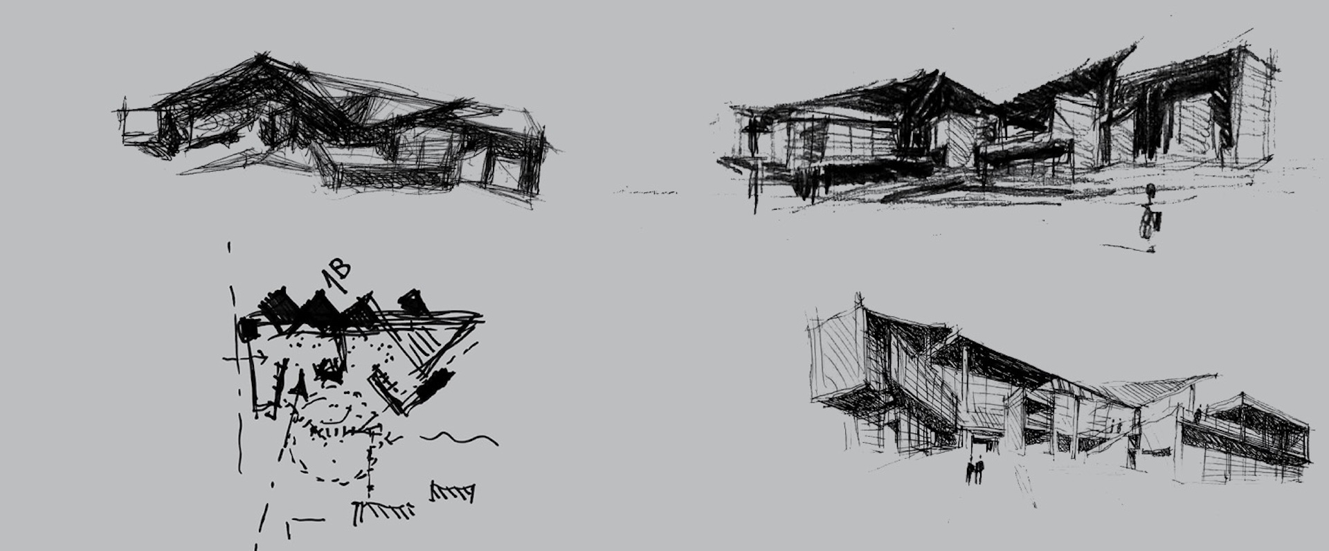 A03.13.1920.SKETCHES FOR FINDING THE BASIC COMPOSITIONAL IDEA